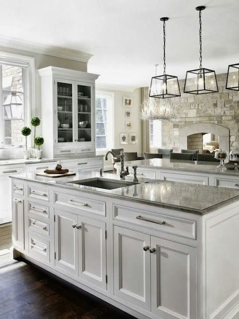 Love a white kitchen! South