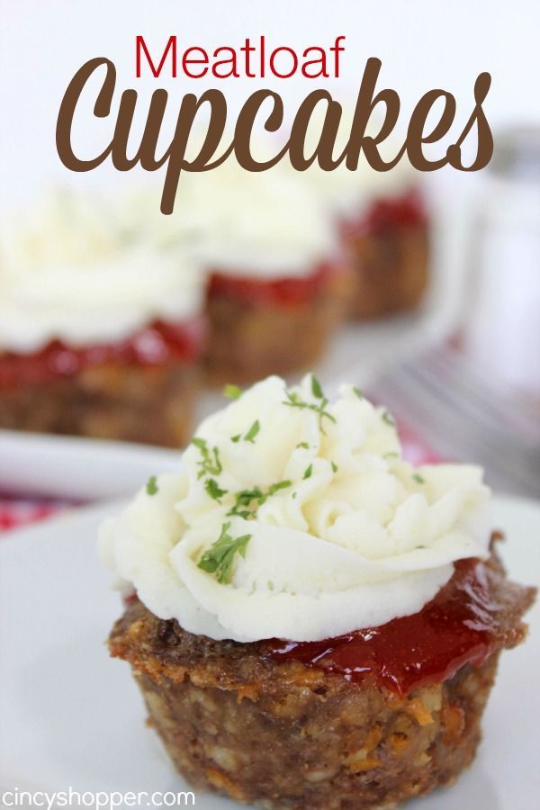 Meatloaf Cupcakes Recipe. These were a HUGE hit with the whole family. The kiddos loved the mini meatloaves topped with mashed potatoes. So simple to