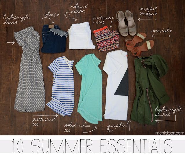 Merricks Art: Wardrobe Essentials – Summer