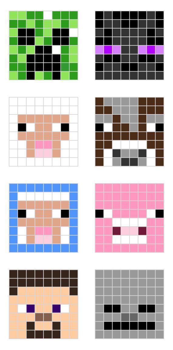 Minecraft designs for Fract