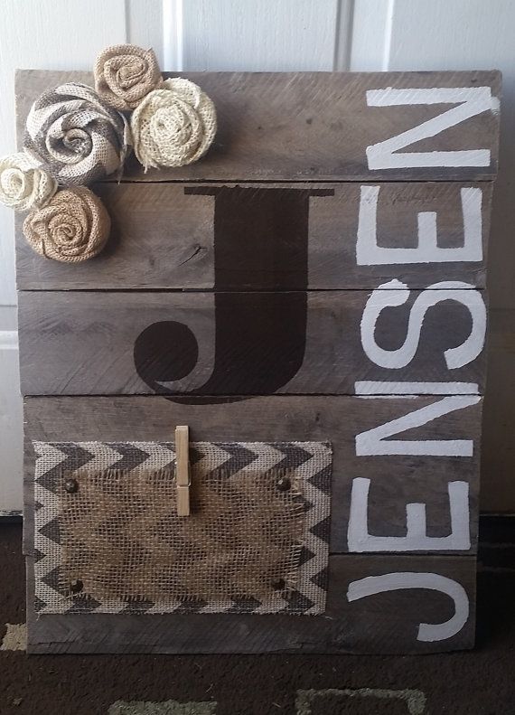 Name Custom Pallet Picture