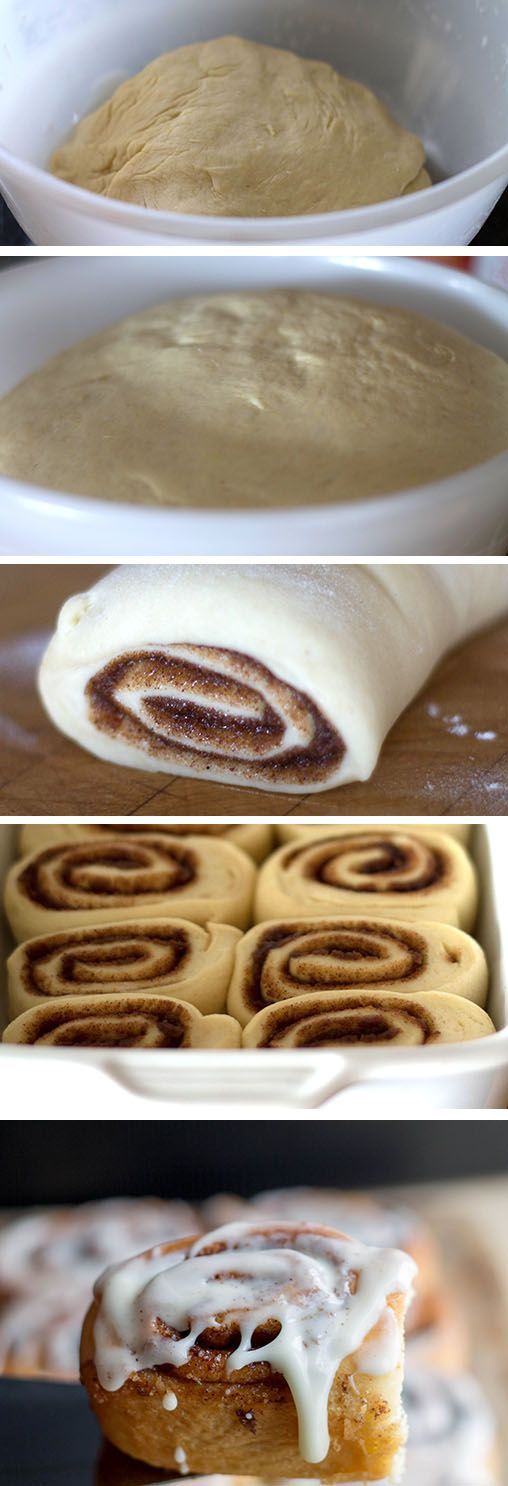 Quick Rise Cinnamon Rolls – Errens Kitchen – The dough rises in the microwave like magic! Youll never wait