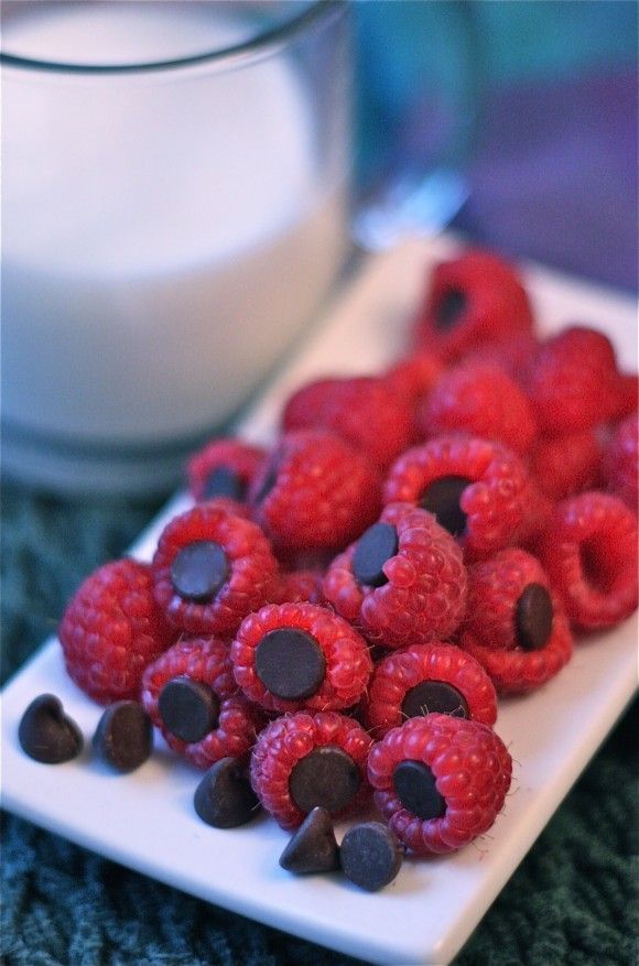 Raspberries + Dark Chocolat