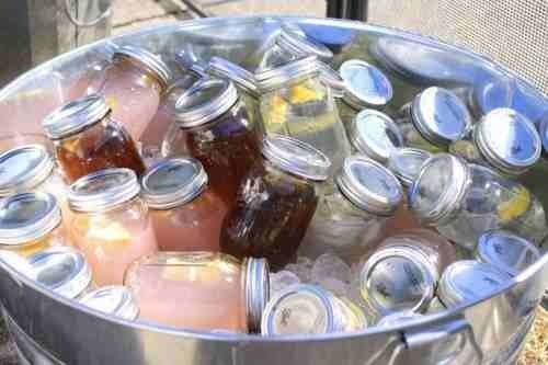 Rustic Country Wedding Ideas | … Ideas / Ready-made ball jar drinks for rustic / country