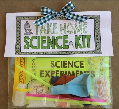 Send Home Science!!  Super cool DIY science kits for kids. Would be perfect for Browine Home Science
