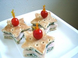 Star shaped sandwiches… m