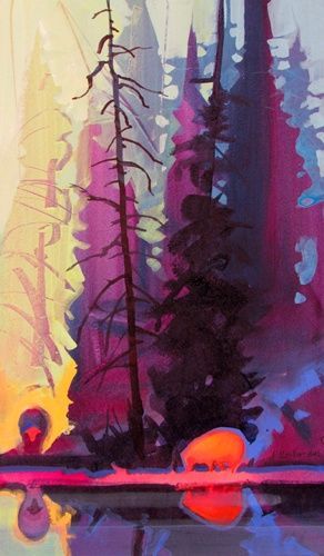 Stephen Quiller’s colors are to “dye”