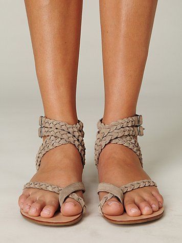 Super chill braided sandals