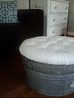 Super easy ottoman made fro