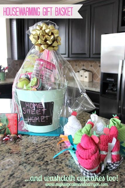 The cutest housewarming basket gift