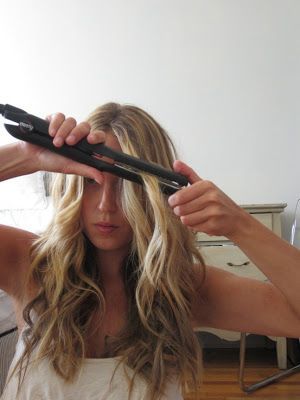 This site is a complete tutorial on how to use a flat iron to make beachy waves and curls. It also has lots of
