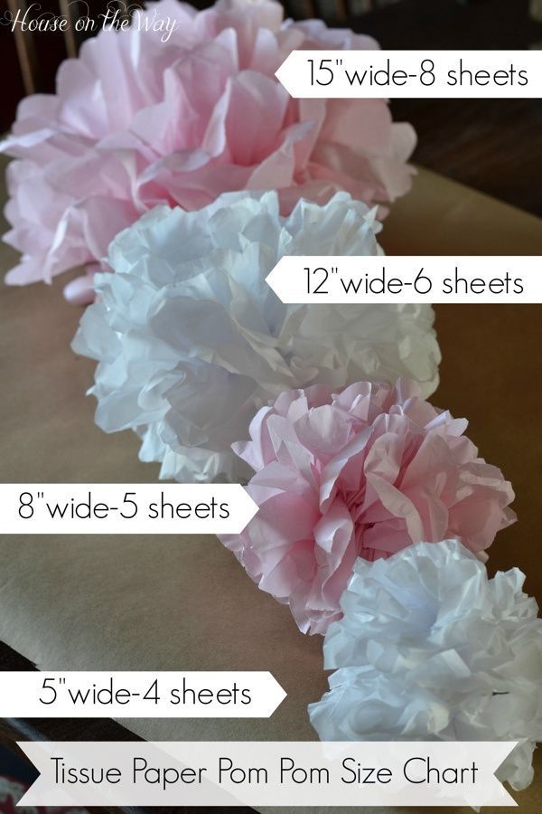 Tissue Paper Pom-Pom Size C