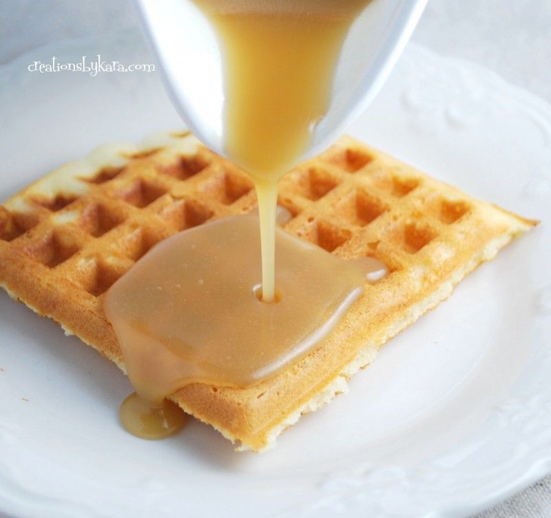 Waffle syrup that will change your life.  I think this is the recipe Ive been searching for, Im making it for French toast in the