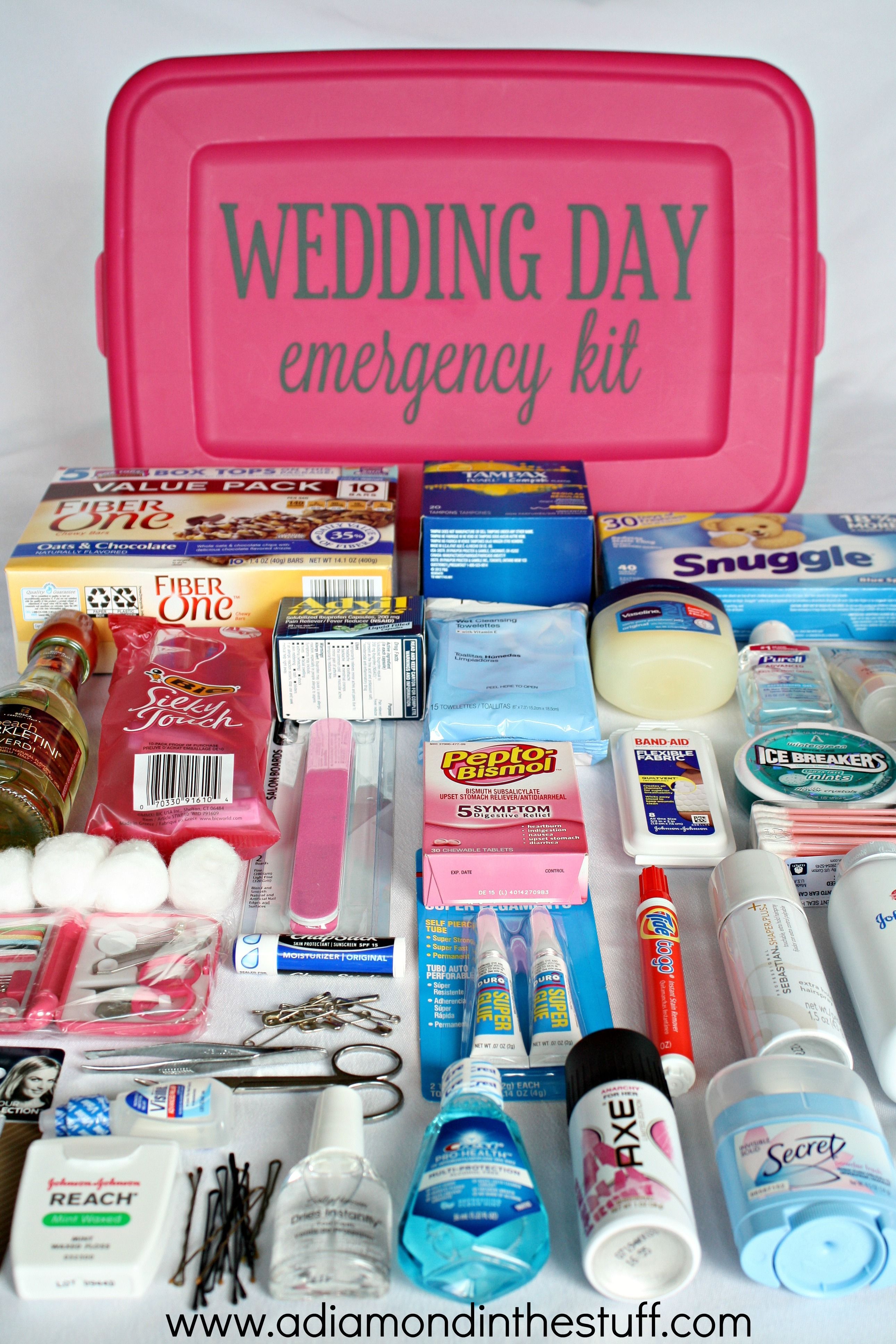 Wedding Day Emergency Kit –