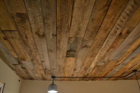 Wood ceiling diy super cool