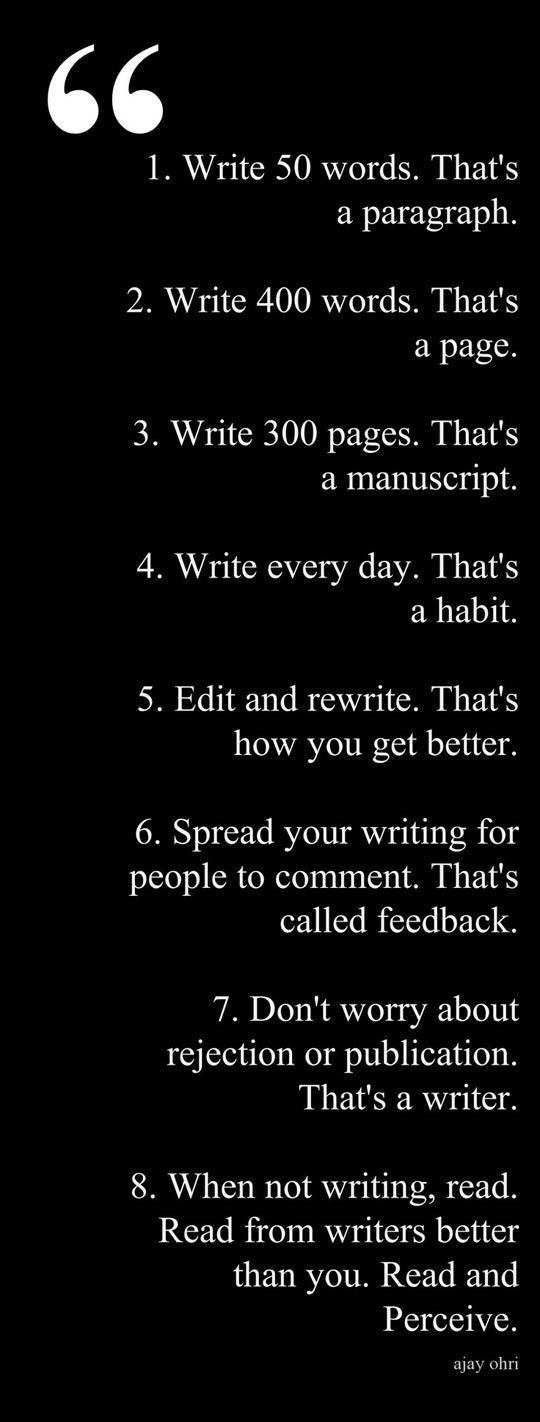 Writing advice // funny pic