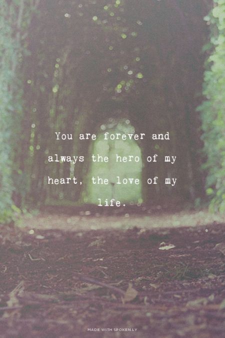 You are forever and always