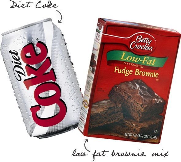 2 Ingredient Diet Coke Brownies!! Fewer calories than traditional brownies AND they taste