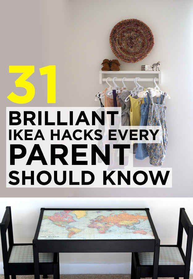 31 Brilliant Ikea Hacks Every Parent Should Know *tgis is is one of the greatest lists ive
