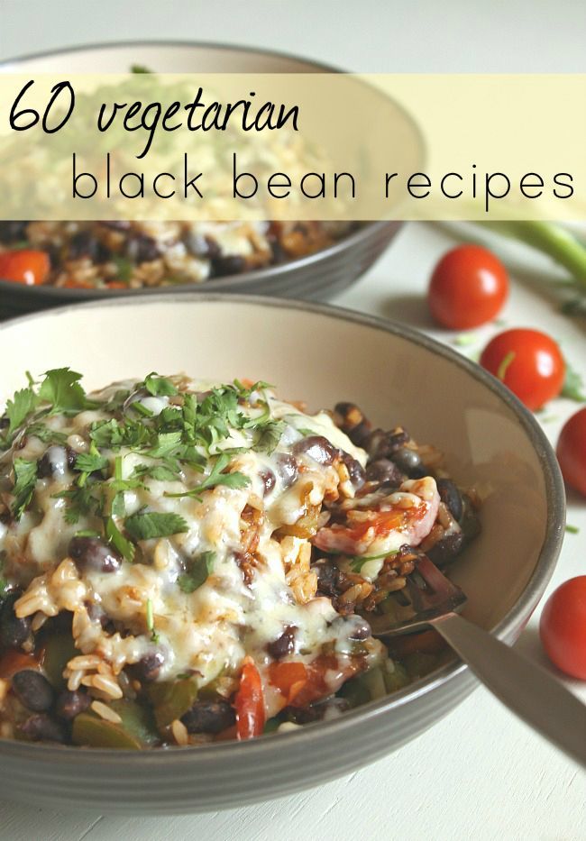 60 vegetarian black bean re