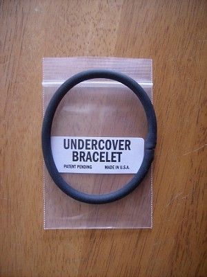 $9.99 Undercover Bracelet: A useful tool for covert and undercover operators, those that travel abroad in unstable countries, or anyone at risk of being held unlawfully.  A leading federal law