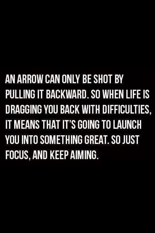 And arrow can only be shot