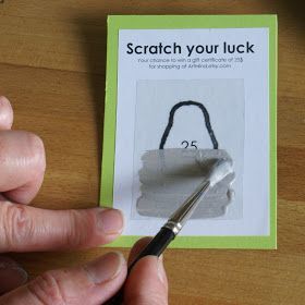 ArtMind: How to make a scratch off lottery