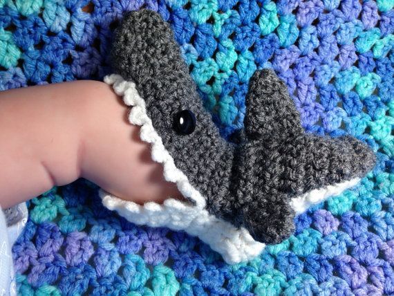 Baby/Infant Crocheted Shark