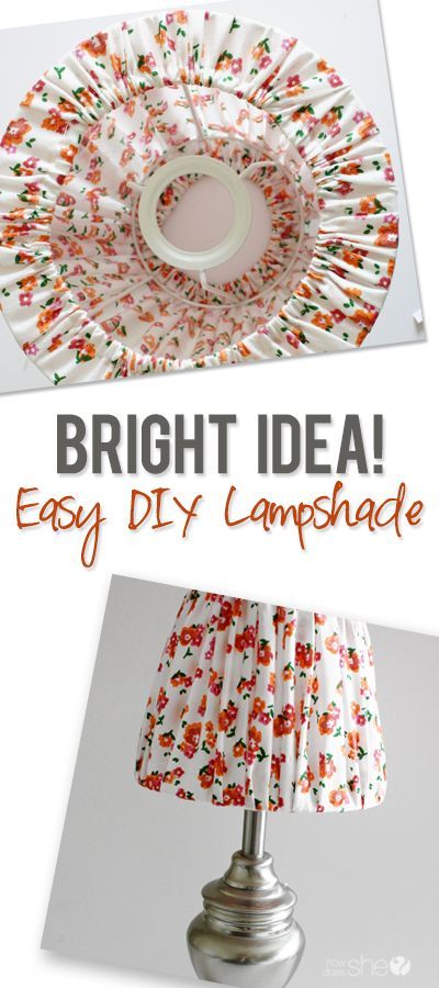 Bright Idea: DIY Lampshade Cover | How Does