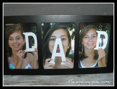But spell out “Father” for six kids…Maybe Happy Father’s Day — add extended family of