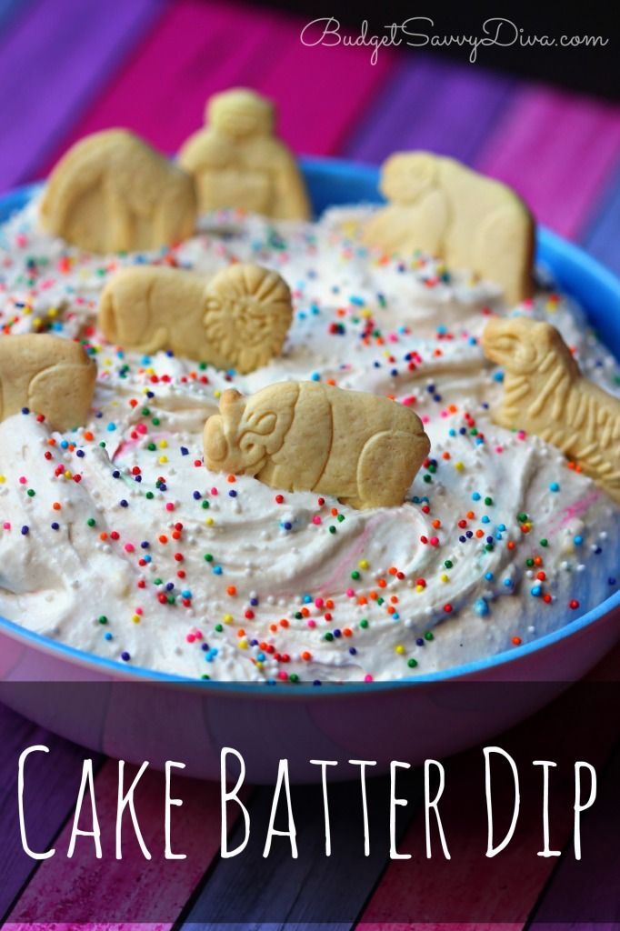 Cake Batter Dip Recipe- thi