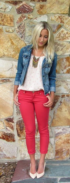 Child at Heart: How to Wear Denim and Chambray for Spring and Summer: 14 Denim Outfit