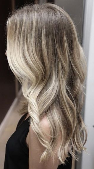 Cool Breeze Blonde Hair Color: Remarked for its ashy tones, cool blonde hair color is a breeze for fall. The pairings of dark ash and clear blonde is a popular fall hair color trend for blondes,
