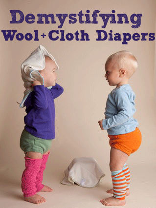 Demystifying Wool Covers and Cloth Diapers: Sweetbottoms Baby Boutique Blog on why wool is a great option and cleaning