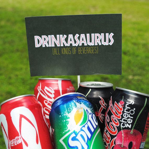 Drinks for a Dinosaur party