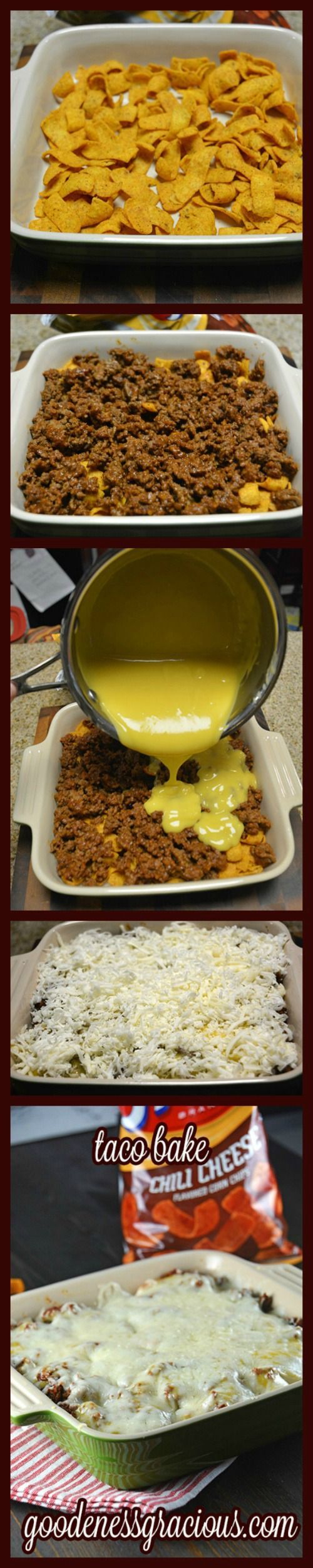 Easy Taco Bake ~ Great taco bake recipe from Gooseberry Patchs Foolproof Family