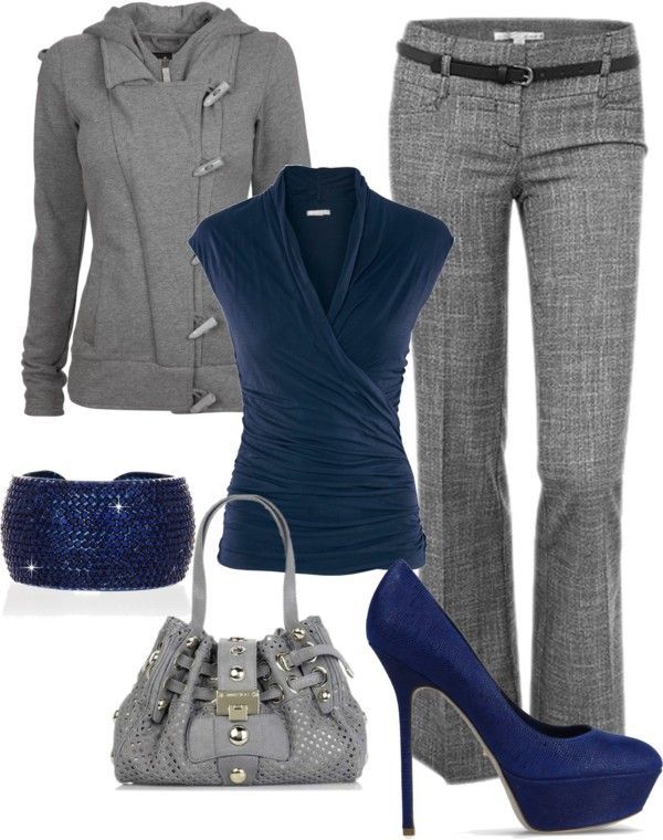 “Feeln Blue” by dori-tyson on Polyvore (minus the jacket, totally doesnt go with the