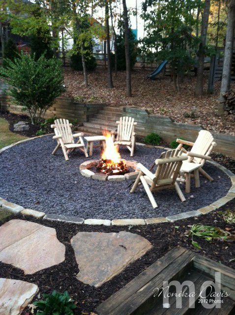 Firepit by Stampin Up: cut