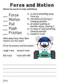 Force and Motion: Race Car