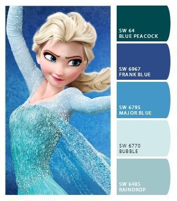 Frozen Elsa Colors