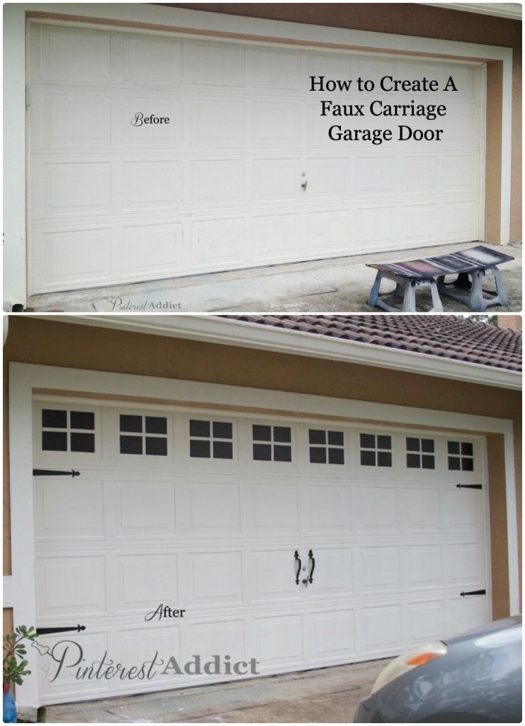garage door before and afte