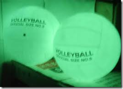 glow in the dark volleyball