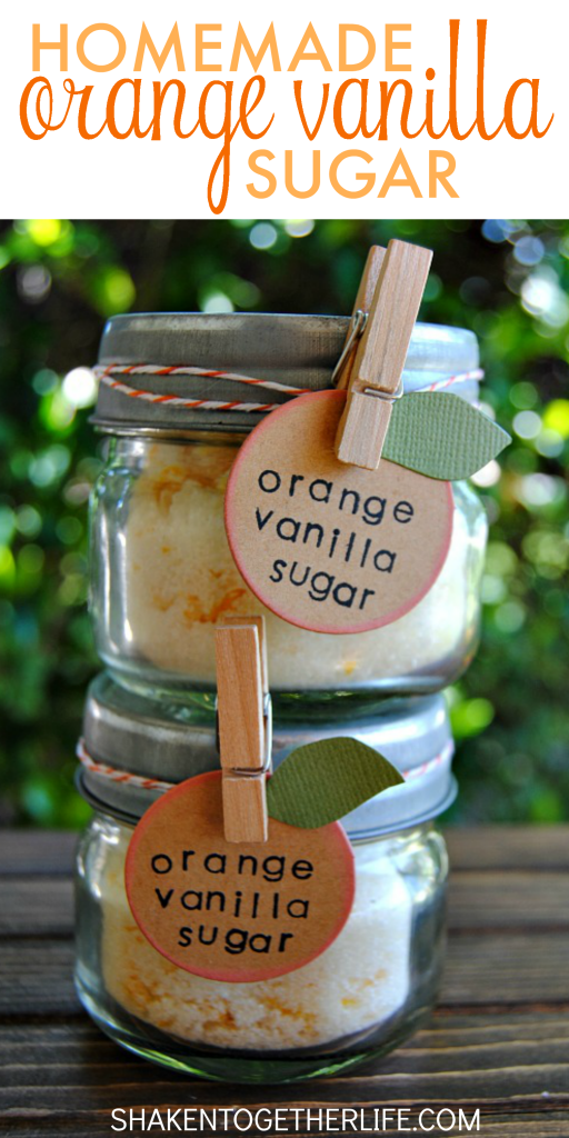 Homemade Orange Vanilla Sug