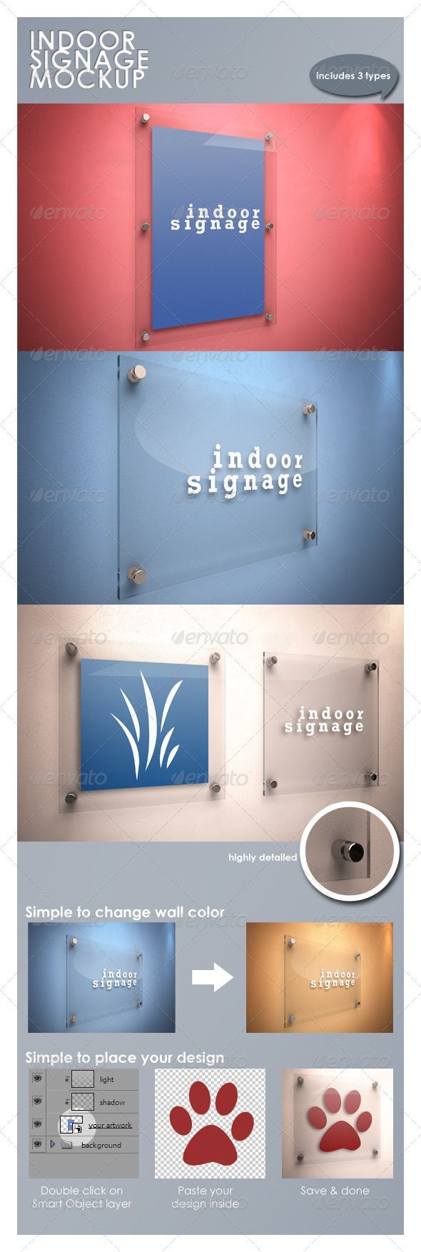 Indoor Signage Mockup – Gra