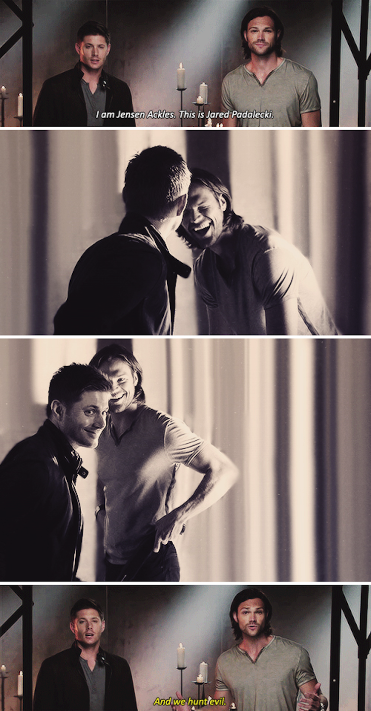 Jared and Jensen Supernatural promo season