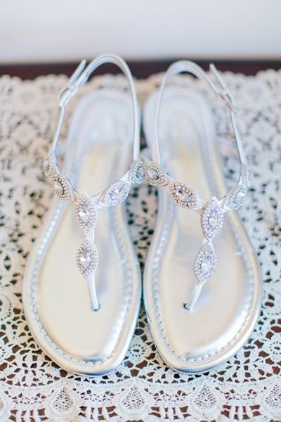 jeweled sandals | Rachel Ma