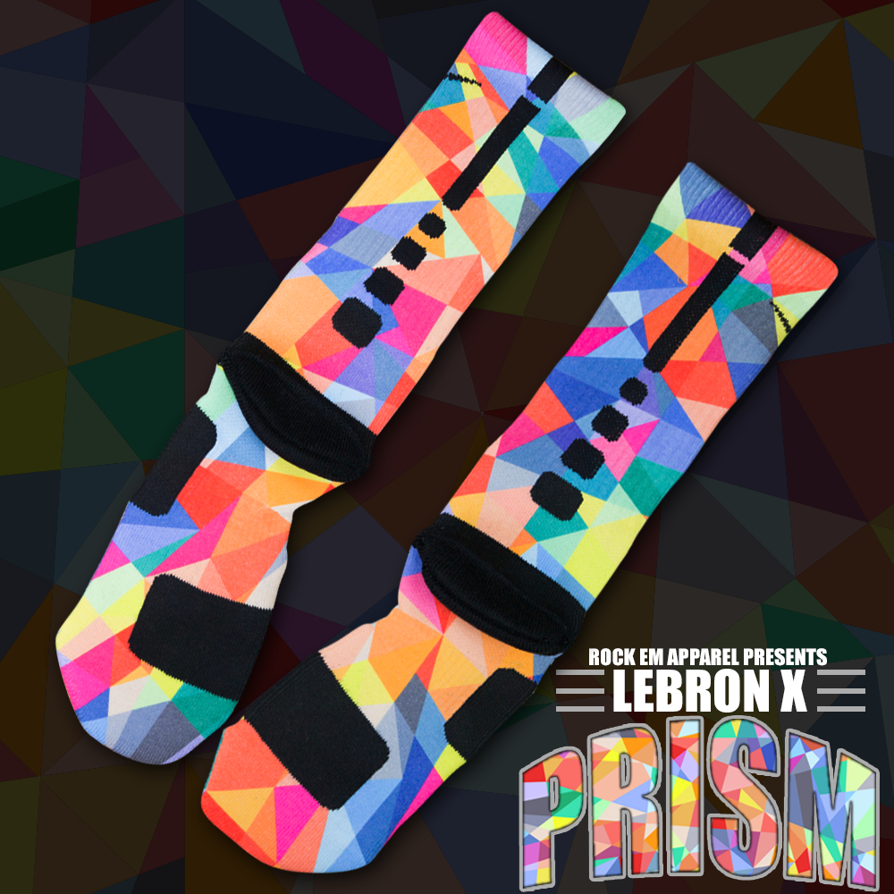 Lebron X Prism Custom Nike