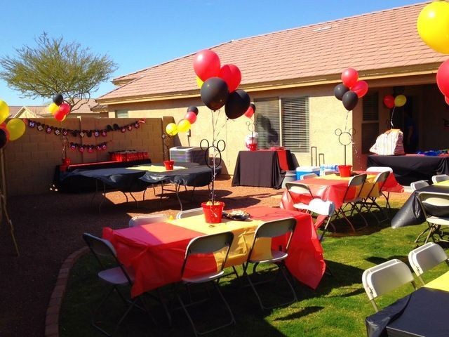 Mickey Mouse Birthday Party Ideas | Photo 8 of 24 | Catch My
