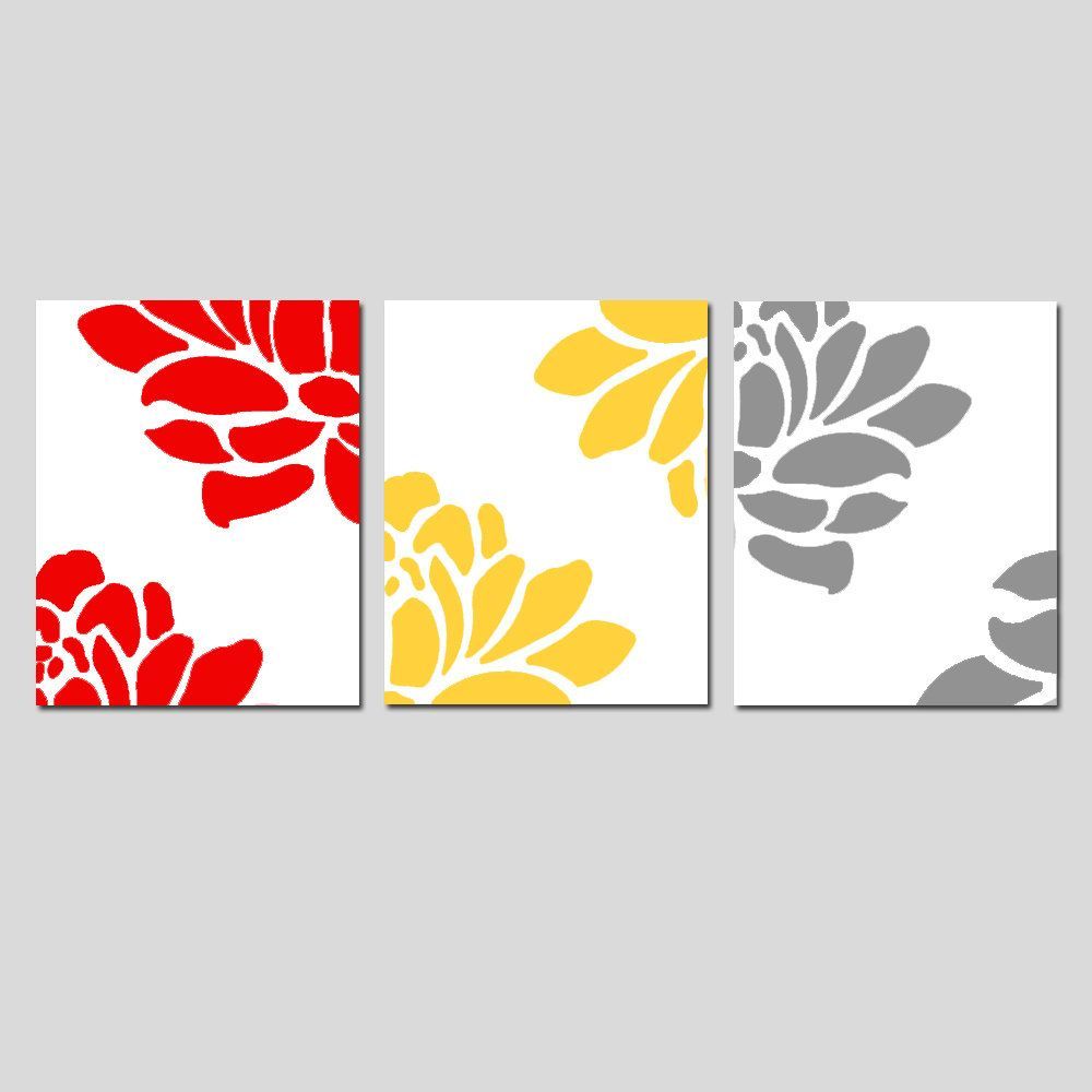 Modern Floral Trio – Set of