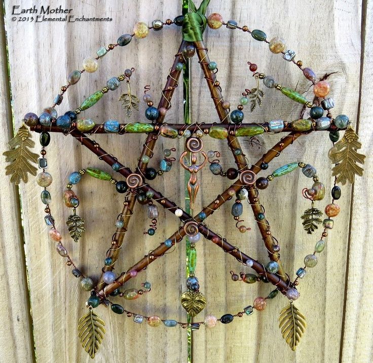 pagan crafts | Earth Mother, handcrafted pentacle from KM Fields Elemental … | Sp
